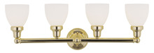  1024-02 - 4 Light Polished Brass Bath Light