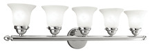  1065-05 - 5 Light Polished Chrome Bath Light