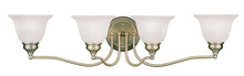  1354-01 - 4 Light Antique Brass Bath Light