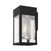  20761-04 - 1 Lt Black Outdoor Wall Lantern