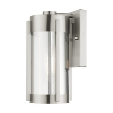  22380-91 - 1 Lt Brushed Nickel Outdoor Wall Lantern