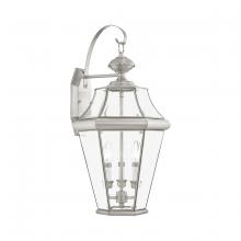  2361-91 - 3 Light BN Outdoor Wall Lantern