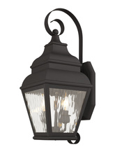  2602-07 - 2 Light Bronze Outdoor Wall Lantern