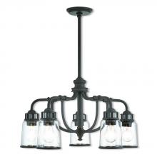  40025-07 - 5 Lt BZ Dinette Chandelier