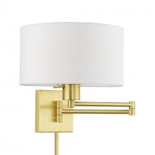  40036-12 - 1 Light Satin Brass Swing Arm Wall Lamp