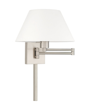  40039-91 - 1 Lt Brushed Nickel Swing Arm Wall Lamp