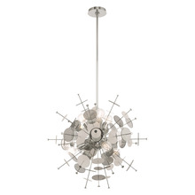  40074-05 - 6 Lt Polished Chrome Pendant Chandelier