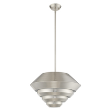  40402-91 - 1 Lt Brushed Nickel Mini Pendant