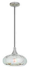  40603-91 - 1 Light Brushed Nickel Mini Pendant