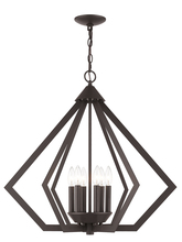  40926-07 - 6 Lt BZ Chandelier