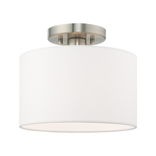  41095-91 - 1 Lt Brushed Nickel Ceiling Mount