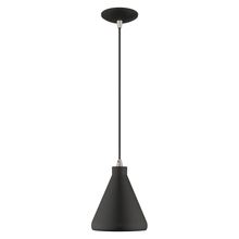  41177-04 - 1 Lt Black Mini Pendant