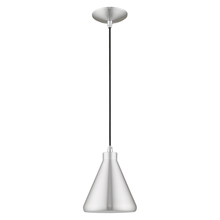  41177-66 - 1 Lt Brushed Aluminum Mini Pendant