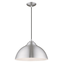  41180-66 - 1 Lt Brushed Aluminum Mini Pendant