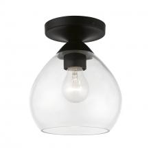  46500-04 - 1 Light Black Semi-Flush