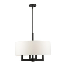  48786-04 - 4 Lt Black Chandelier