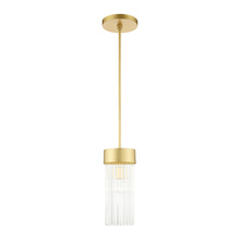  49829-33 - 1 Lt Soft Gold Chandelier