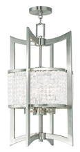  50567-91 - 4 Light Brushed Nickel Lantern