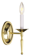  5121-02 - 1 Light Polished Brass Wall Sconce