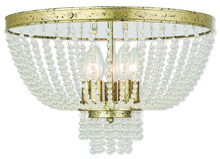  51866-28 - 5 Light Winter Gold Ceiling Mount