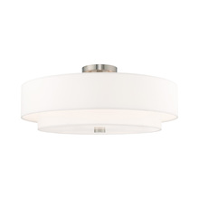  52140-91 - 5 Lt Brushed Nickel Ceiling Mount