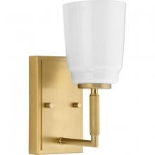  P300503-191 - Spenser Collection One-Light Brushed Gold Industrial Vanity Light