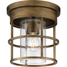  P350236-196 - Burgess Collection One-Light Aged Bronze Modern Farmhouse Flush Mount