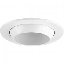  P804003-028 - 4" Satin White Recessed Eyeball Trim for 4" Housing (P804N series)