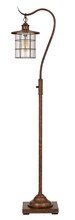  BO-2668FL-RU - Silverton floor lamp With Glass Shade (Edison Bulb included)