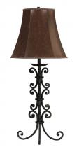  BO-895 - 150W 3W HAND FORGED IRON TABLE LAMP