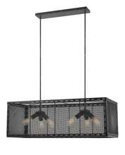  FX-3625-6 - 60W X 6 Evanston Metal Chandelier (Edison Bulbs Not Included)