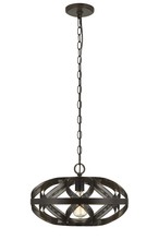  FX-3659-1 - 60W Alma Metal Mesh Pendant Fixture (Edison Bulb Not included)