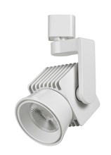  HT-807-WH - Dimmable integrated LED12W, 840 Lumen, 80 CRI, 3000K, 3 Wire Track Fixture