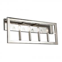  204478A - 4x60W bath/vanity light with a satin nickel finish