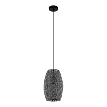  43391A - Riyadh - Pendant - Metal Antique Black Shade 1-60W