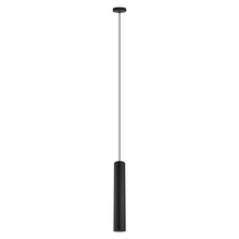  62558A - 1x40W Single Tube Pendant With Matte Black Finish