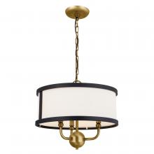  52465NBR - Chandelier/Semi Flush 3Lt