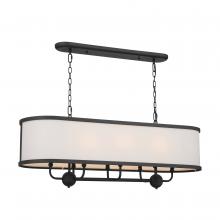  52467BKT - Linear Chandelier 8Lt