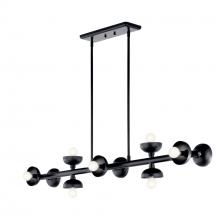  52645BK - Linear Chandelier 10Lt