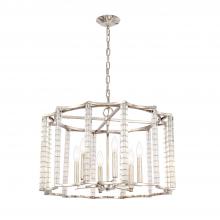  8856-PN - Carson 6 Light Polished Nickel Chandelier