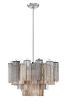  ADD-308-CH-AU - Addis 9 Light Polished Chrome Chandelier