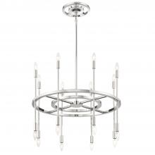  ARS-B4016-PN - Aries 16 Light Polished Nickel Chandelier