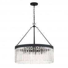  EMO-5406-BF - Emory 8 Light Black Forged Chandelier