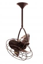  JD-BZZT-MTL - Jarold Direcional ceiling fan in Bronzette finish with metal blades.