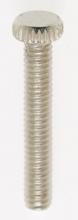  90/032 - Steel Knurled Head Thumb Screw; 8/32; 1" Length; Nickel Plated Finish