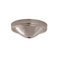  90/061 - Plain Deep Fixture; Canopy Only; Chrome Finish; 5" Diameter; 7/16" Center Hole; 1-3/4"