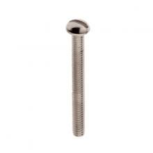  90/1774 - Steel Round Head Slotted Machine Screws; 8/32; 1-1/2" Length; Nickel Plated Finish