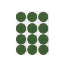  90/488 - Green Felt; 3/4" Dots; Sold By Roll Only (1000 per Roll)