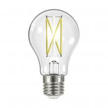  S12415 - 8 Watt LED A19; Clear; Medium Base; 3000K; 90 CRI; 120 Volt