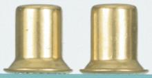  S70/136 - 2 Finials; Brass Finish; 1"